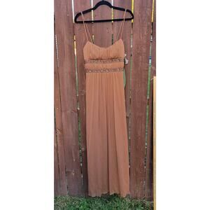 City Triangle Brown Dress size M runs small Prom Homecoming Or Other Events